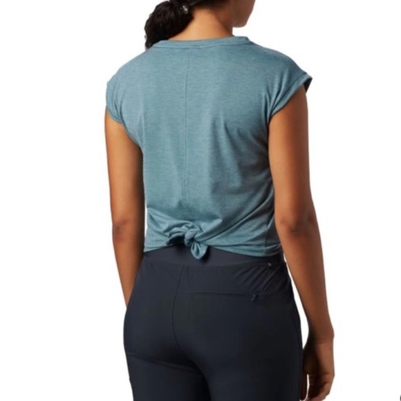 EUC Mountain Hardwear Everyday Perfect Tee Shirt Teal Medium - Picture 3 of 5